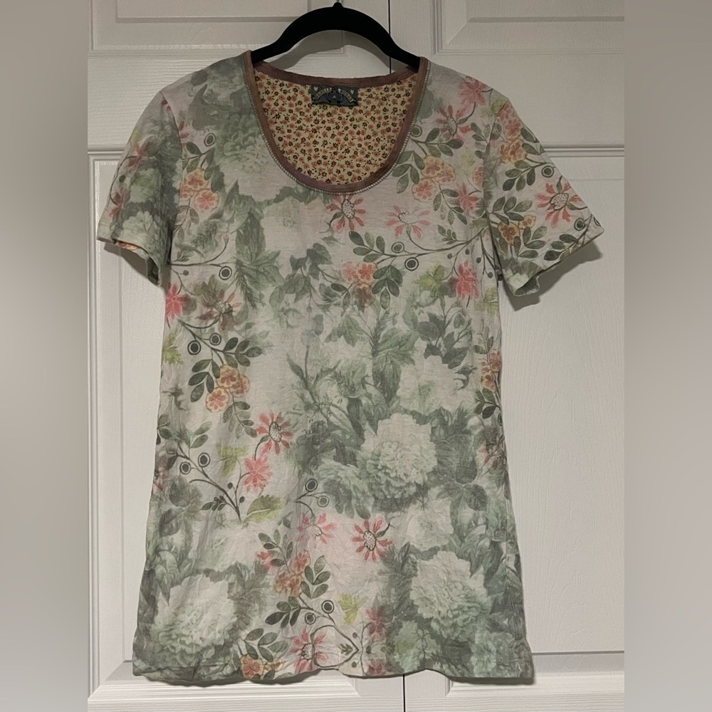 Women's Vanilla Sugar Casual Floral Tee Shirt